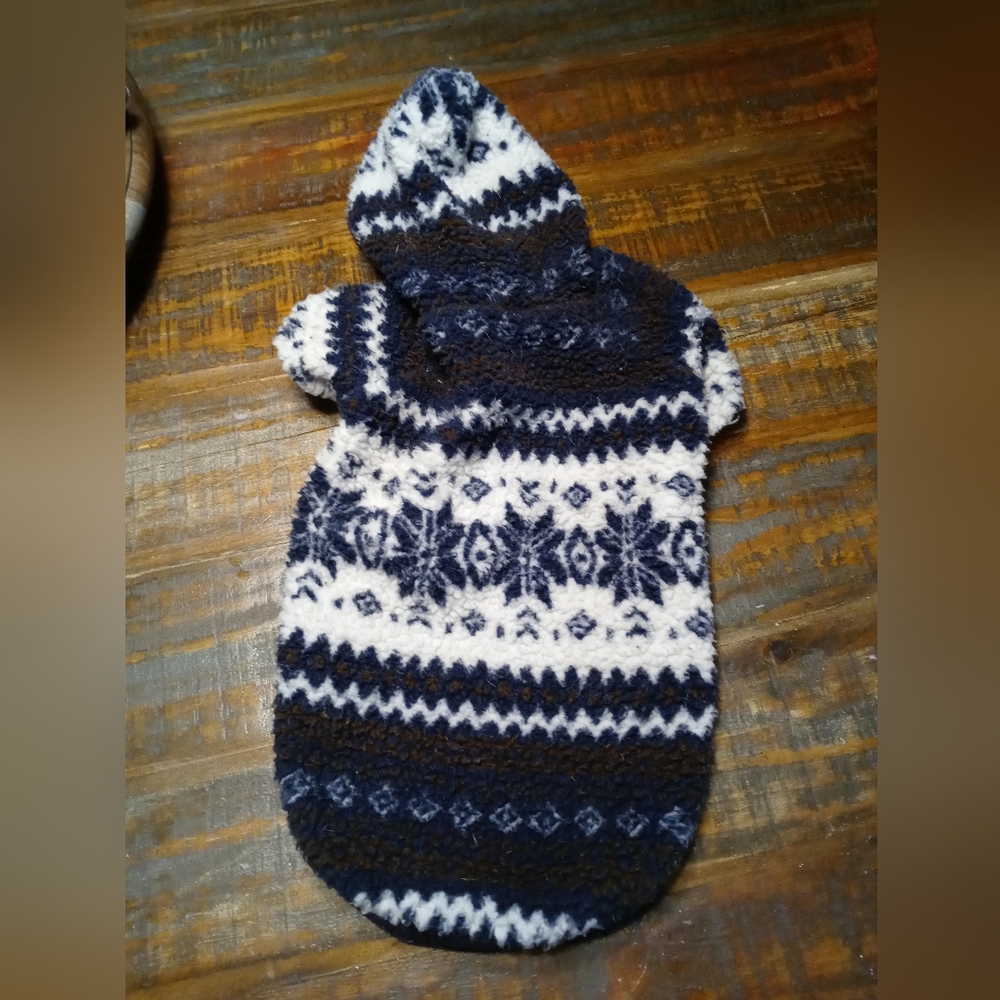 Dog Sherpa fleece jacket L